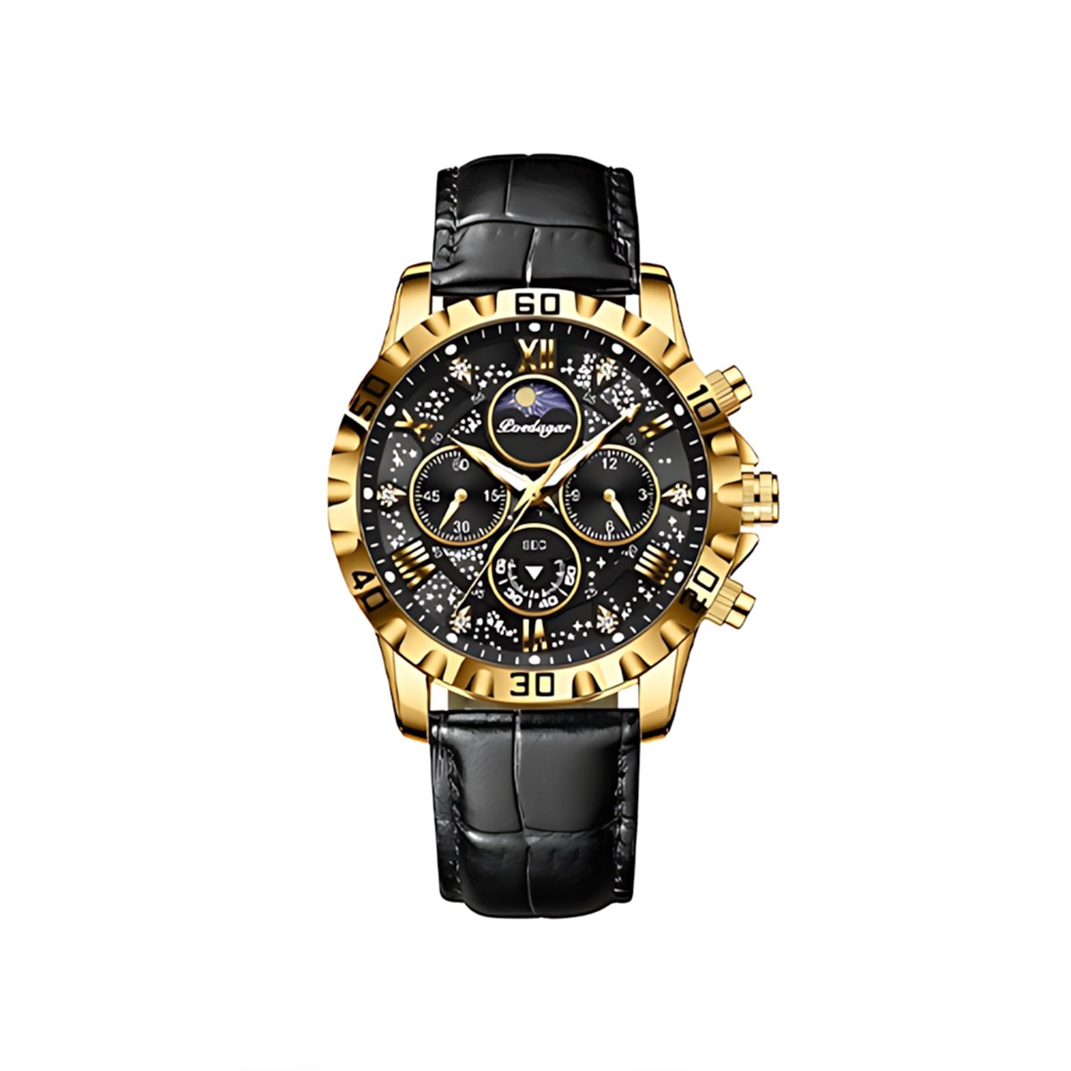 Poedagar 973 Leather watch